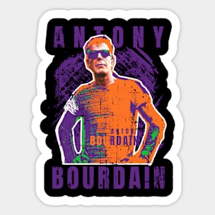 bourdain Legendary Chef Sticker